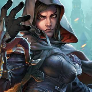 Girl iPhone art game wallpaper