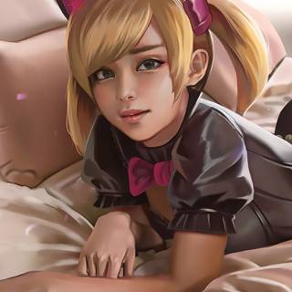 Girl iPhone art game wallpaper