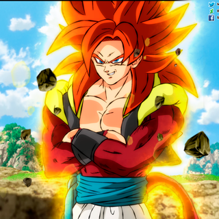 Aesthetic Gogeta wallpaper