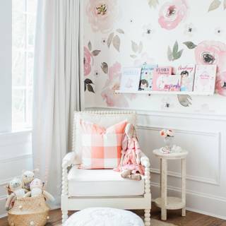 Girl bedroom wallpaper