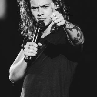 Long hair Harry Styles wallpaper