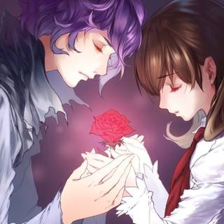 Romantic 4k anime wallpaper