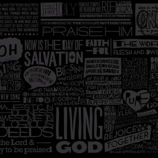 Minimalist Bible verse wallpaper