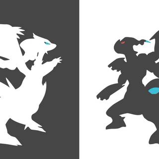 Pokémon minimalist black wallpaper