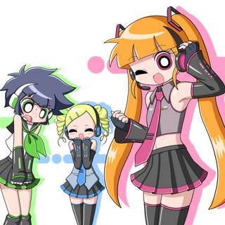 Anime Powerpuff Girls wallpaper