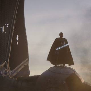 Darksaber Star Wars computer wallpaper