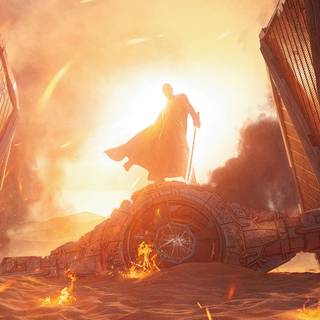 Darksaber Star Wars computer wallpaper