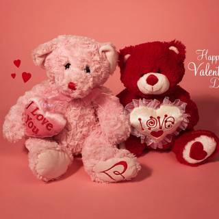 Valentines Day Teddy Bear wallpaper