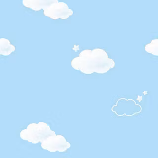 Aesthetic baby blue wallpaper