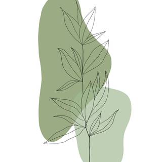 Plant pastel aesthetic wallpaper