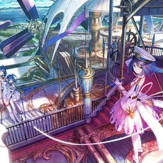 Anime steampunk wallpaper