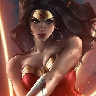 Desktop women art wallpaper