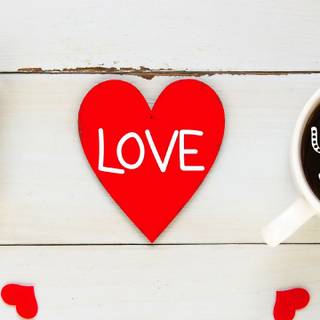 Galaxy Valentines Day wallpaper