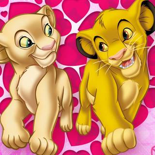 Simba and Nala wallpaper