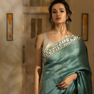 Saree model wallpaper