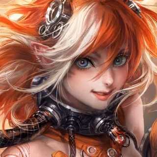 Steampunk girl wallpaper