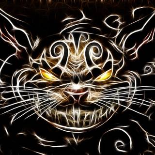 Evil cat wallpaper
