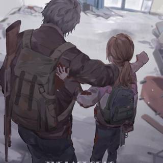 Joel and Ellie wallpaper