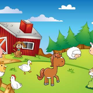 Farm animal wallpaper