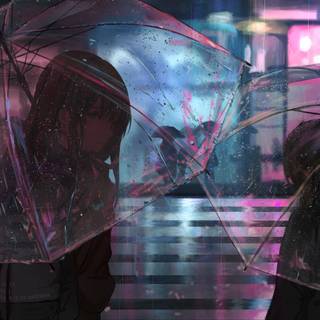 Tokyo night anime wallpaper