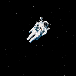 Cute astronaut iPhone wallpaper