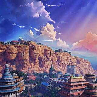 Konoha village wallpaper