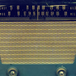 Vintage radio wallpaper