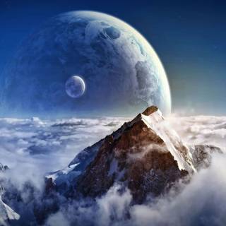 Mountain peak wallpaper