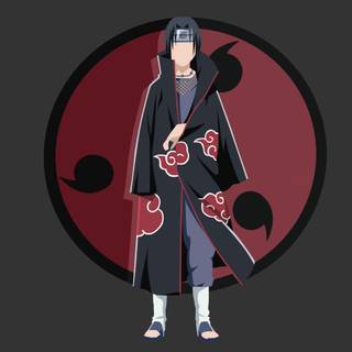 Aesthetic Naruto minimalist wallpaper