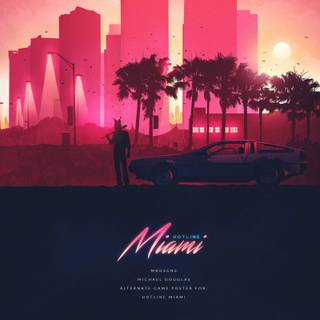 Gaming sunrise retro wallpaper