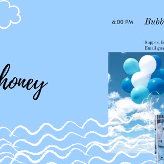 Aesthetic laptop blue wallpaper