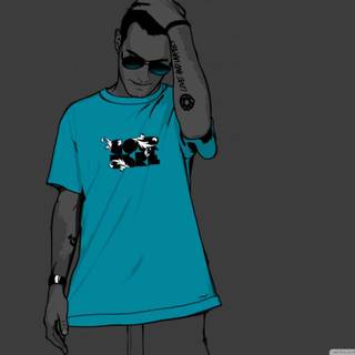 Casual cartoons wallpaper