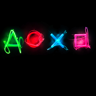 Rog desktop HD neon wallpaper