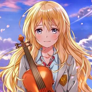 Girl anime crying wallpaper