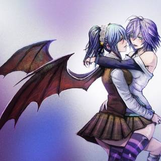 Rosario to Vampire wallpaper