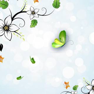 Artistic spring wallpaper