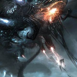 iPhone mech wallpaper