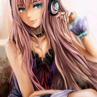 Gamer girl anime PC wallpaper