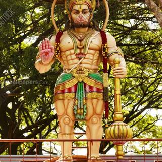 Hanuman HD iPhone wallpaper
