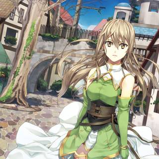 Anime village wallpaper