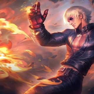 Gusion KOF skin wallpaper