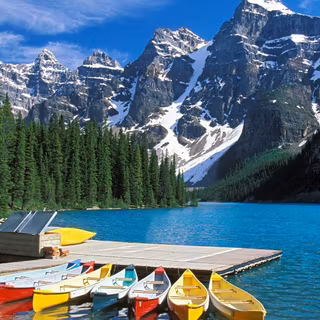 Moraine Lake Alberta wallpaper