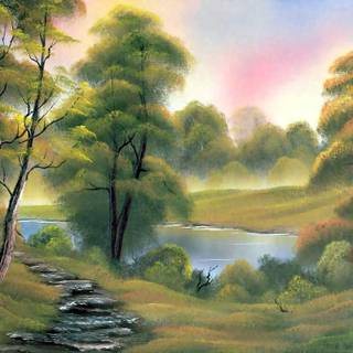 3D painting wallpaper