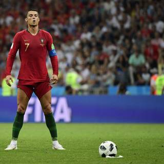 Ronaldo free kick wallpaper