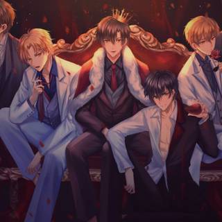 Anime suit wallpaper