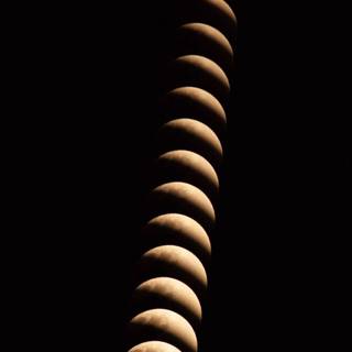 Moon phases iPhone wallpaper