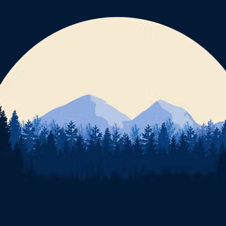 Dark minimalist mountain wallpaper