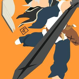 Black Clover minimalist wallpaper