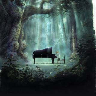 Forest of Piano wallpaper