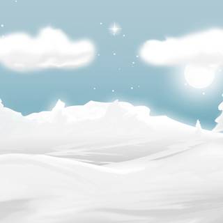 Illustration winter wallpaper